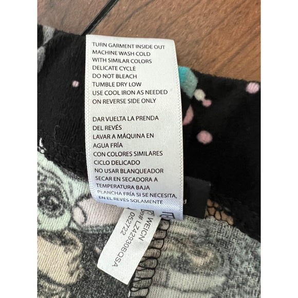 Star Wars Pajama Pants Womens XL Black Yoda All Over‎ Graphic Print Drawstring - Picture 8 of 8